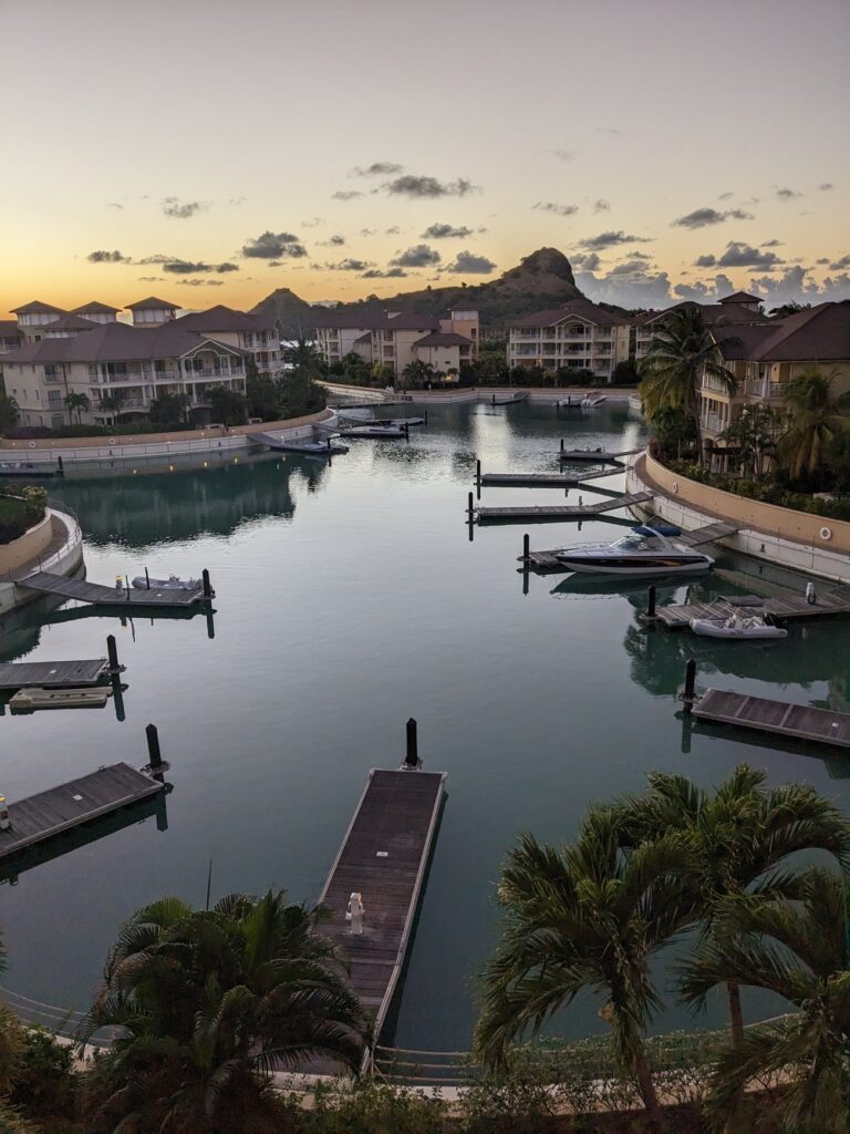 view from The Landings St. Lucia