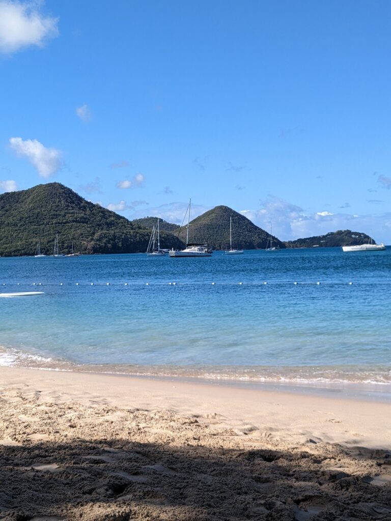 Gros-Islet beach at The Landings