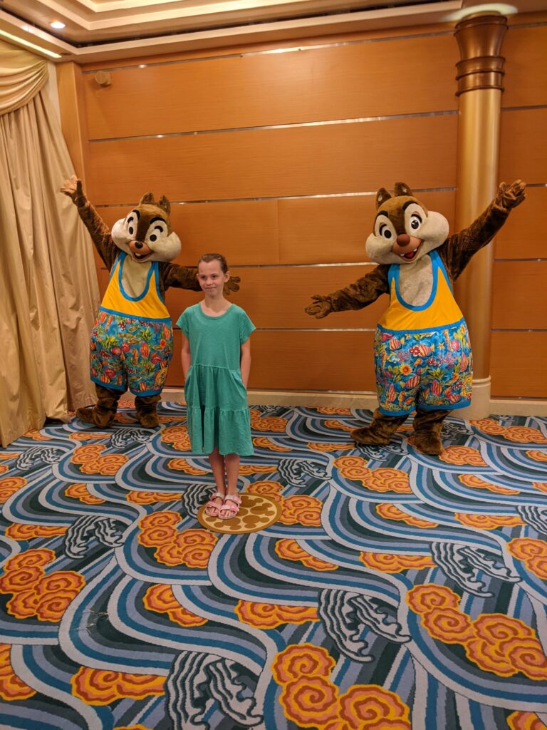Chip and Dale on a boat